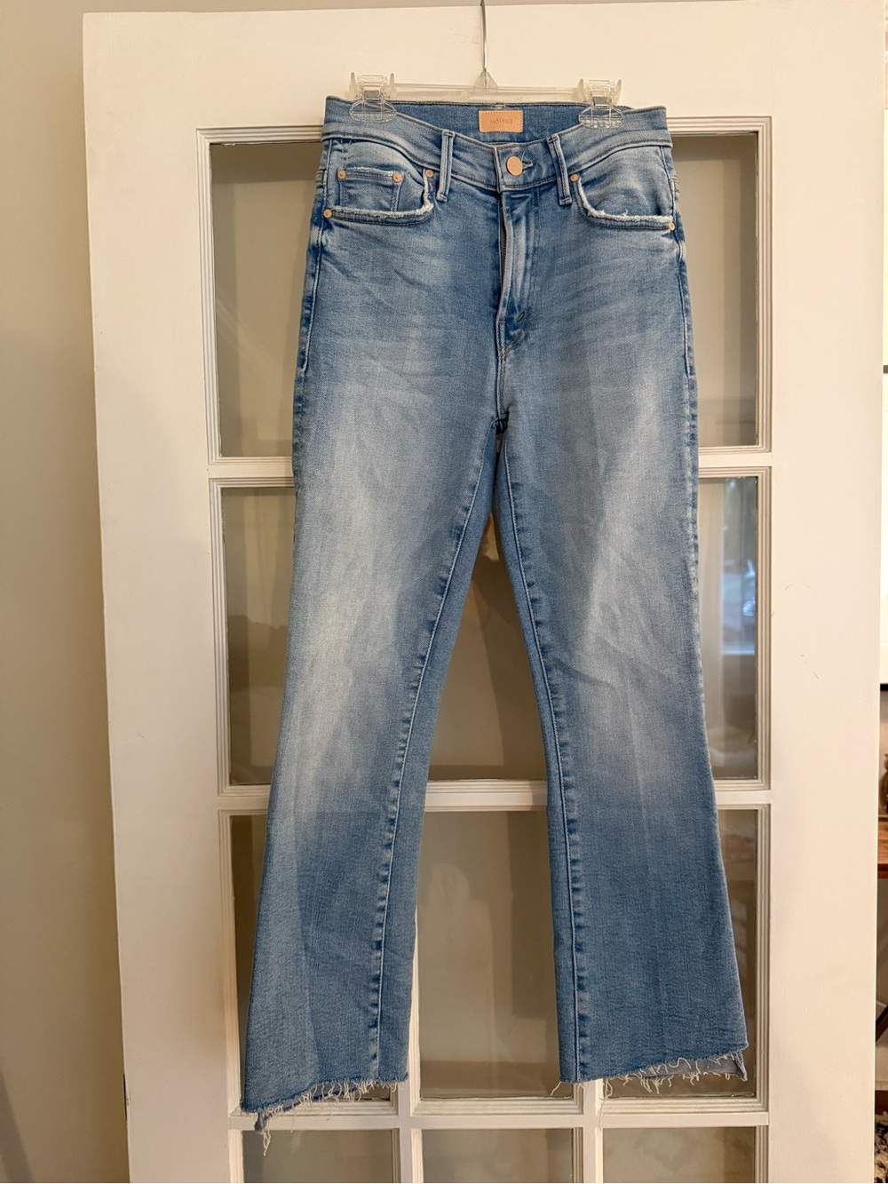 MOTHER The Insider Crop Step Fray Jeans